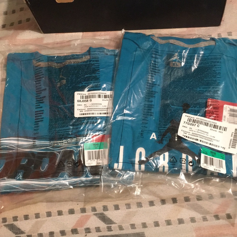 Two Jordan Shirts